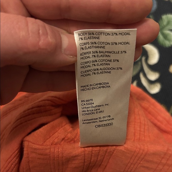 Pilcro Coral Rushed Top - Picture 7 of 7